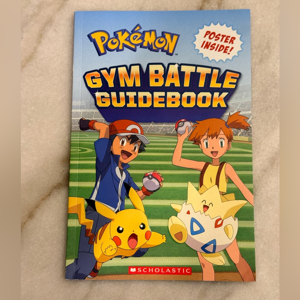 Scholastic Pokemon Gym Battle Guidebook **NO poster